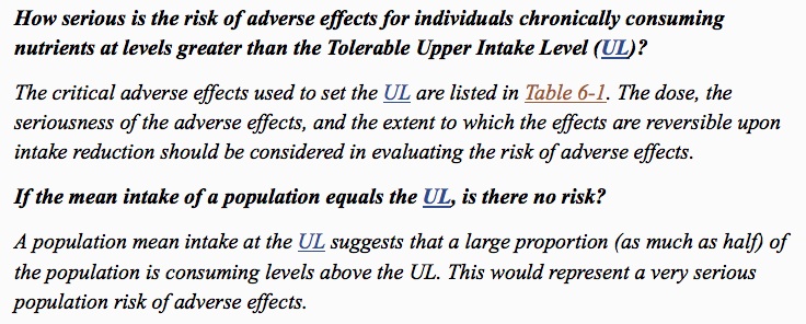 A very serious population risk of adverse effects